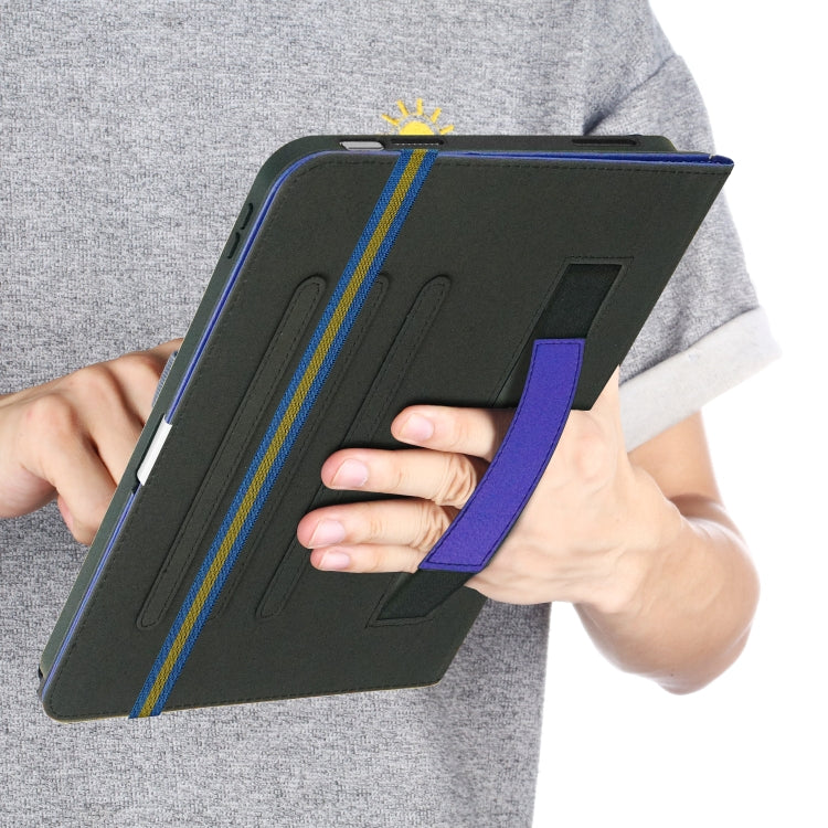 For iPad 10th Gen 10.9 2022 Marble Pattern Stitching Leather Tablet Case