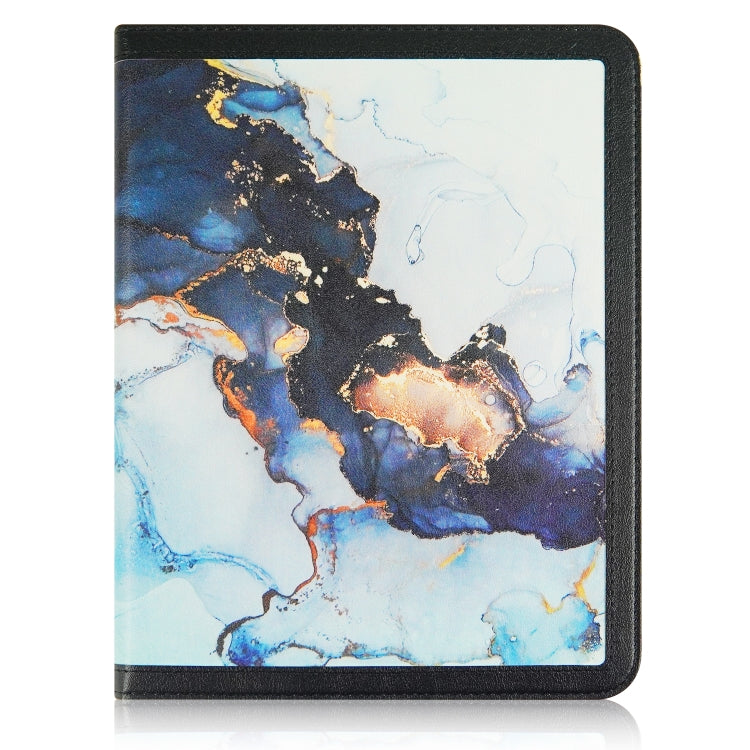 For iPad 10th Gen 10.9 2022 Marble Pattern Stitching Leather Tablet Case