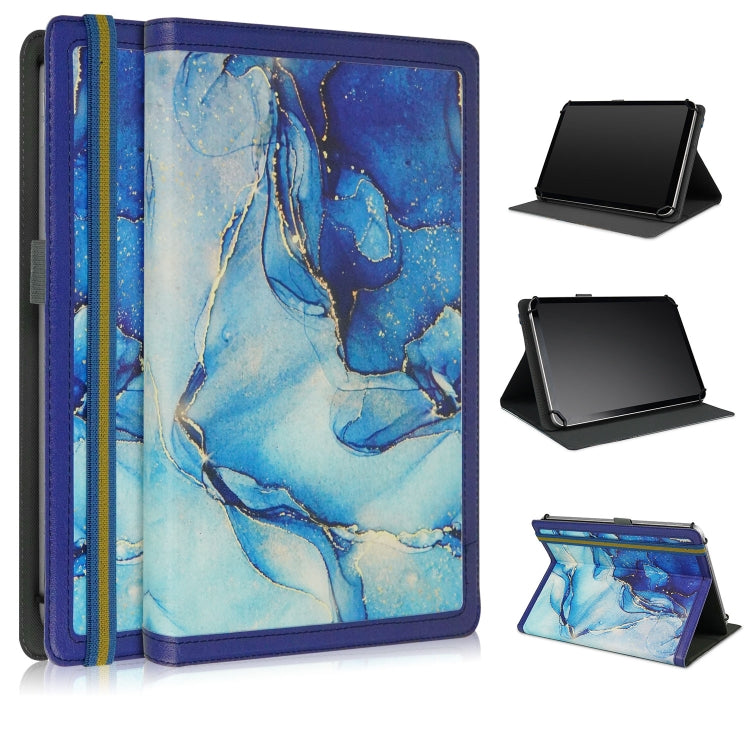 For 10 inch Marble Pattern Stitching Leather Tablet Case