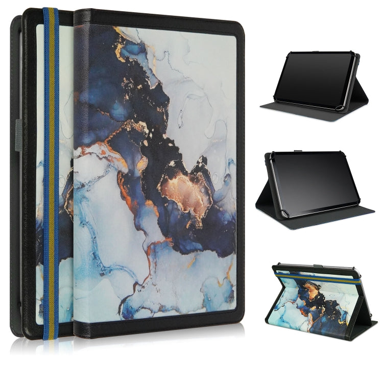 For 10 inch Marble Pattern Stitching Leather Tablet Case