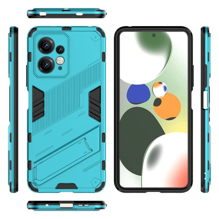 For Xiaomi Redmi Note 12 4G Global Punk Armor 2 in 1 PC + TPU Shockproof Phone Case with Holder