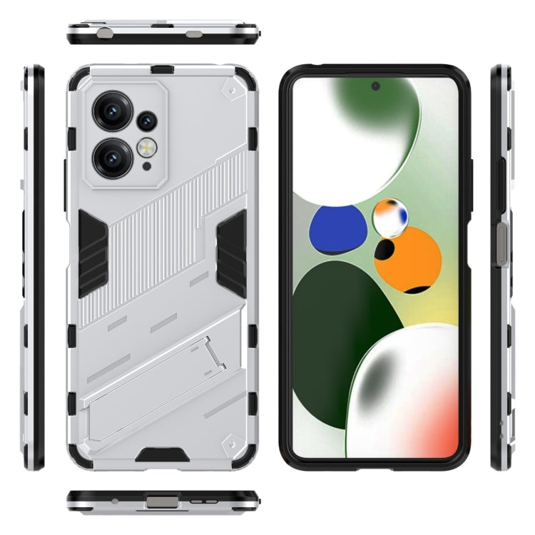 For Xiaomi Redmi Note 12 4G Global Punk Armor 2 in 1 PC + TPU Shockproof Phone Case with Holder