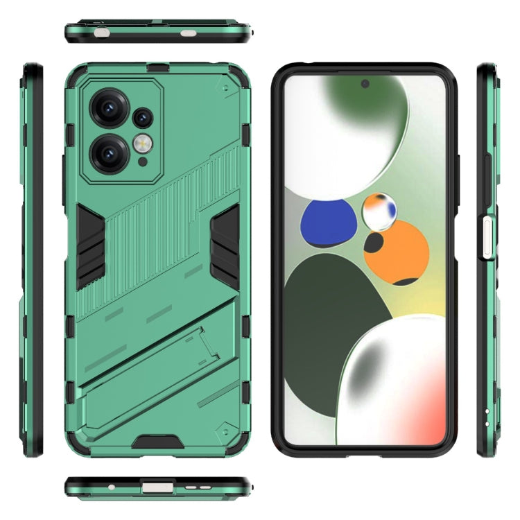 For Xiaomi Redmi Note 12 4G Global Punk Armor 2 in 1 PC + TPU Shockproof Phone Case with Holder