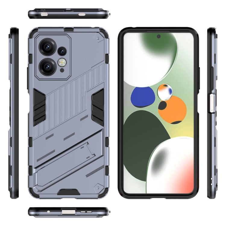 For Xiaomi Redmi Note 12 4G Global Punk Armor 2 in 1 PC + TPU Shockproof Phone Case with Holder
