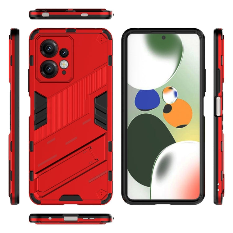 For Xiaomi Redmi Note 12 4G Global Punk Armor 2 in 1 PC + TPU Shockproof Phone Case with Holder