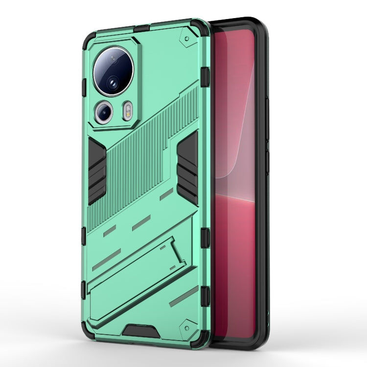 For Xiaomi 13 Lite Punk Armor 2 in 1 PC + TPU Shockproof Phone Case with Holder