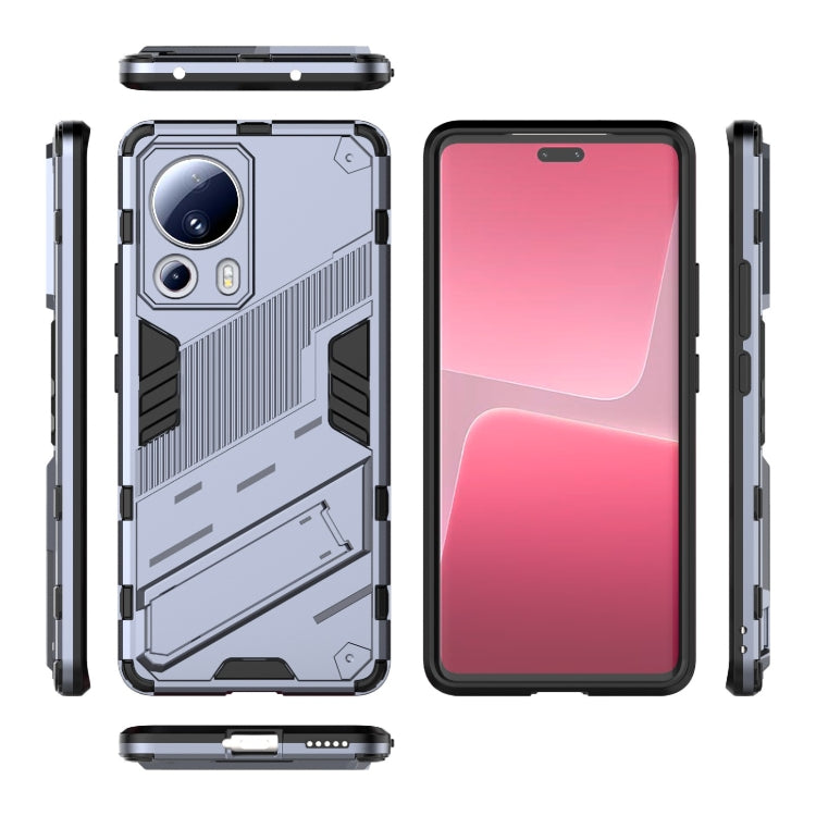 For Xiaomi 13 Lite Punk Armor 2 in 1 PC + TPU Shockproof Phone Case with Holder