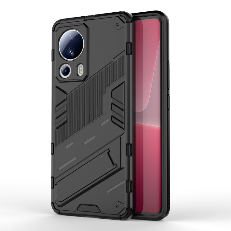 For Xiaomi 13 Lite Punk Armor 2 in 1 PC + TPU Shockproof Phone Case with Holder