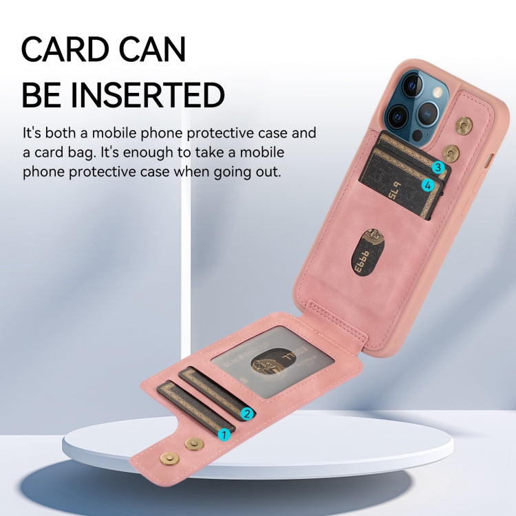 For iPhone 11 Pro Armor Ring Wallet Back Cover Phone Case