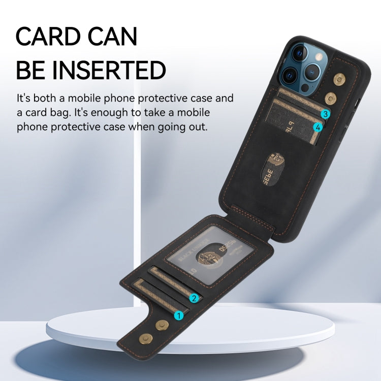 For iPhone 11 Pro Armor Ring Wallet Back Cover Phone Case