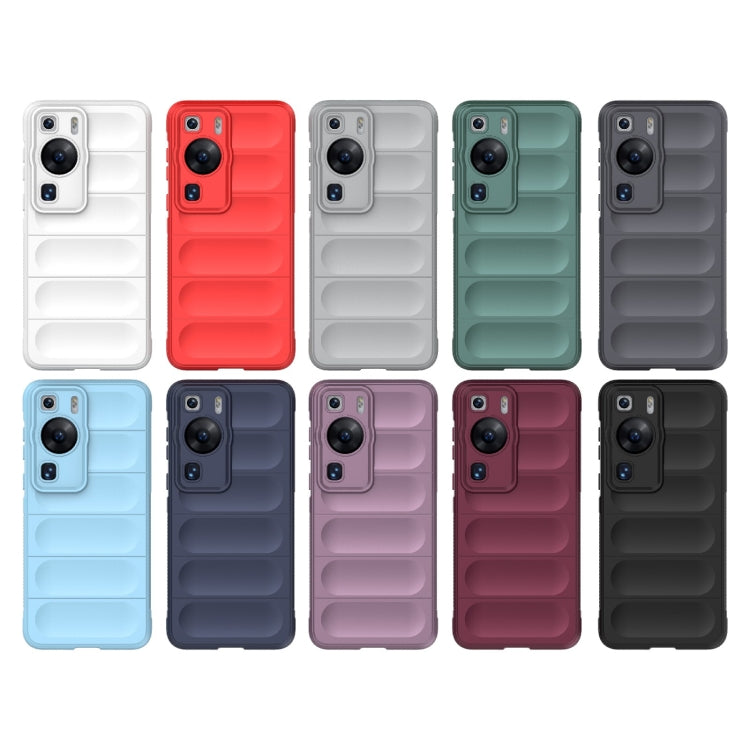 For Huawei P60 Magic Shield TPU + Flannel Phone Case