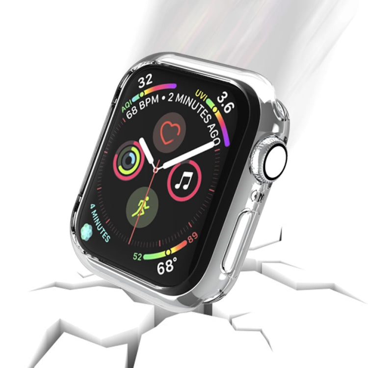 For Apple Watch Series 5 & 4 40mm Plating TPU Round Hole Hollowing Protective Case