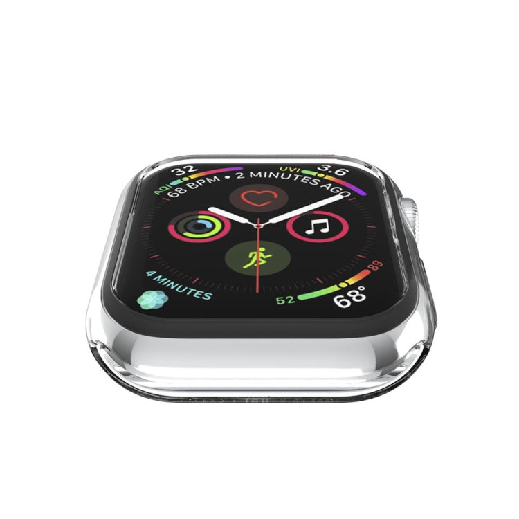 For Apple Watch Series 5 & 4 40mm Plating TPU Round Hole Hollowing Protective Case