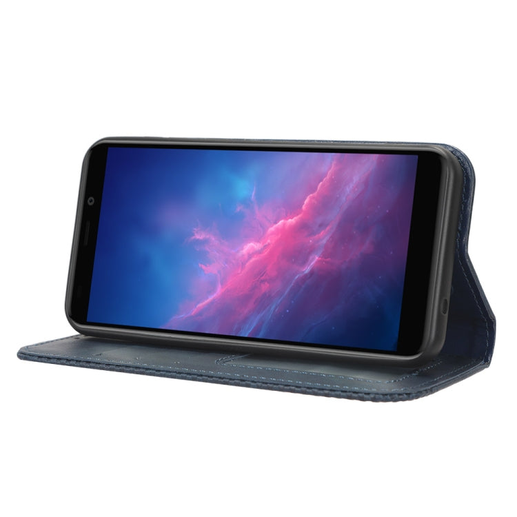 For Cloud Mobile Stratus C7 Magnetic Buckle Retro Texture Leather Phone Case