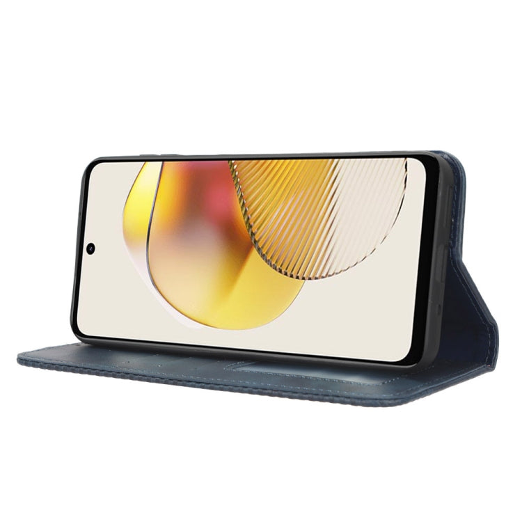 For Motorola Moto G73 5G Magnetic Buckle Retro Texture Leather Phone Case