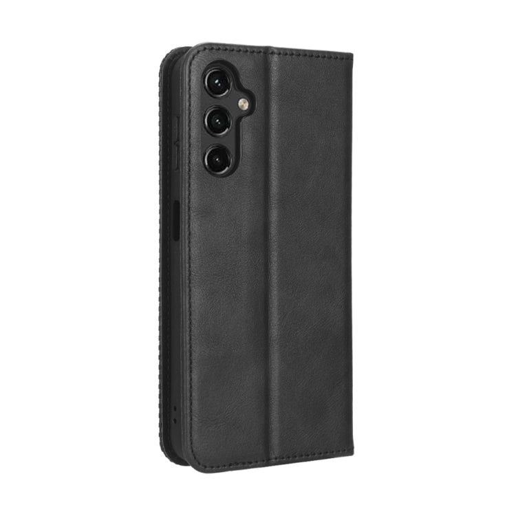 For Samsung Galaxy A24 4G Magnetic Buckle Retro Texture Leather Phone Case
