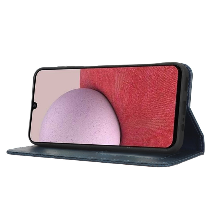 For Samsung Galaxy A24 4G Magnetic Buckle Retro Texture Leather Phone Case