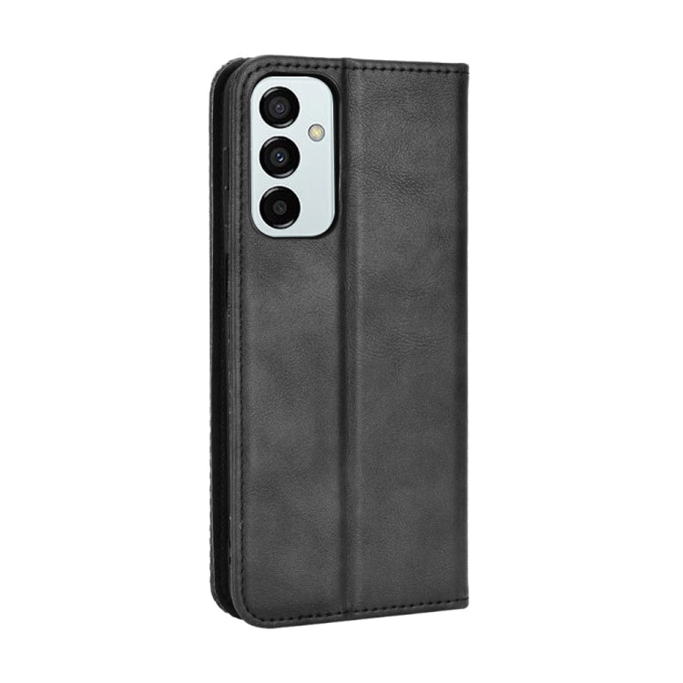 For Samsung Galaxy M13 4G / M23 5G Magnetic Buckle Retro Texture Leather Phone Case