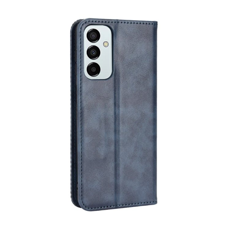 For Samsung Galaxy M13 4G / M23 5G Magnetic Buckle Retro Texture Leather Phone Case