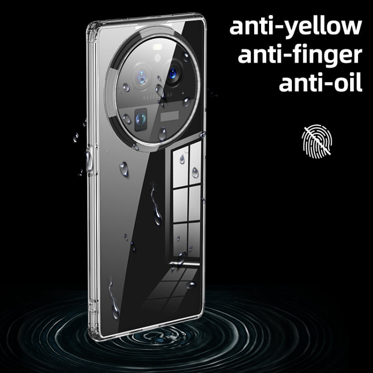 For OPPO Find X6 Armor Clear TPU Hard PC Phone Case