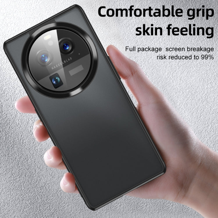 For OPPO Find X6 Armor Clear TPU Hard PC Phone Case