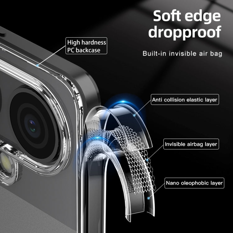 For OPPO K11 5G/OnePlus Nord CE3 Armor Clear TPU Hard PC Phone Case