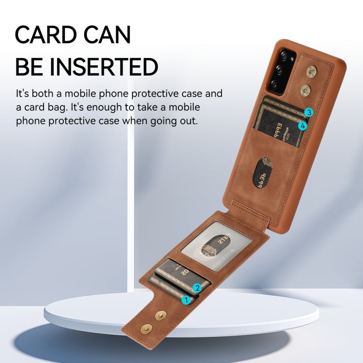 For Samsung Galaxy S20 FE Armor Ring Wallet Back Cover Phone Case