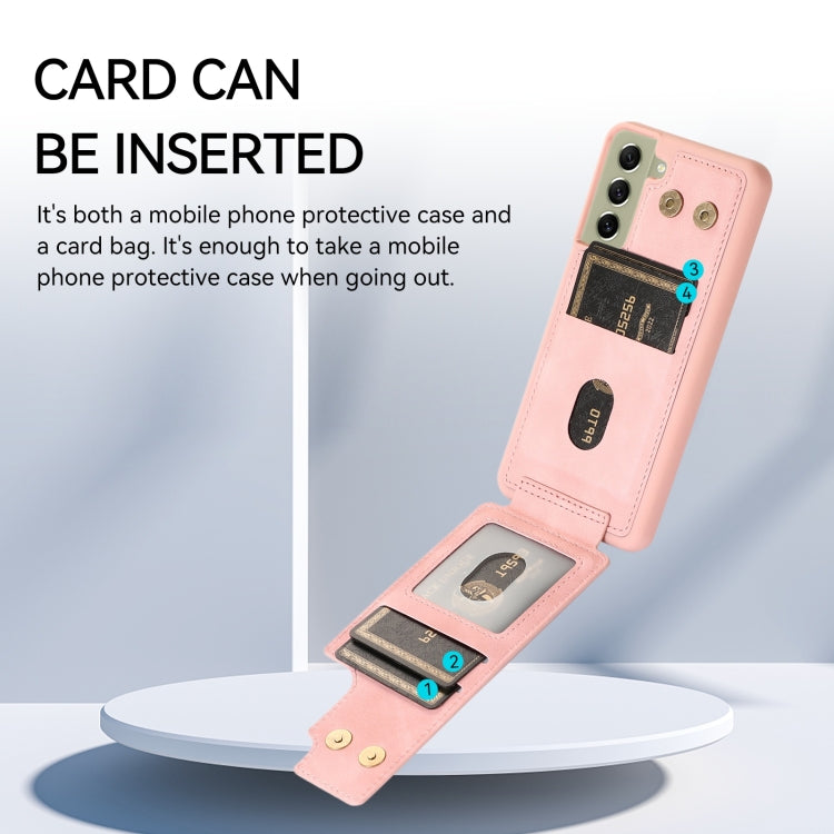 For Samsung Galaxy S21+ 5G Armor Ring Wallet Back Cover Phone Case