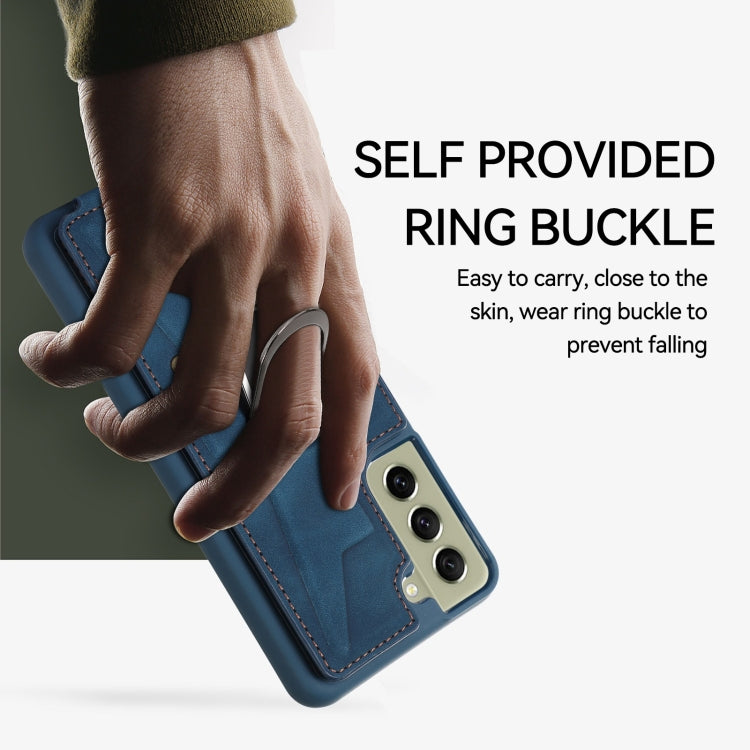 For Samsung Galaxy S21+ 5G Armor Ring Wallet Back Cover Phone Case