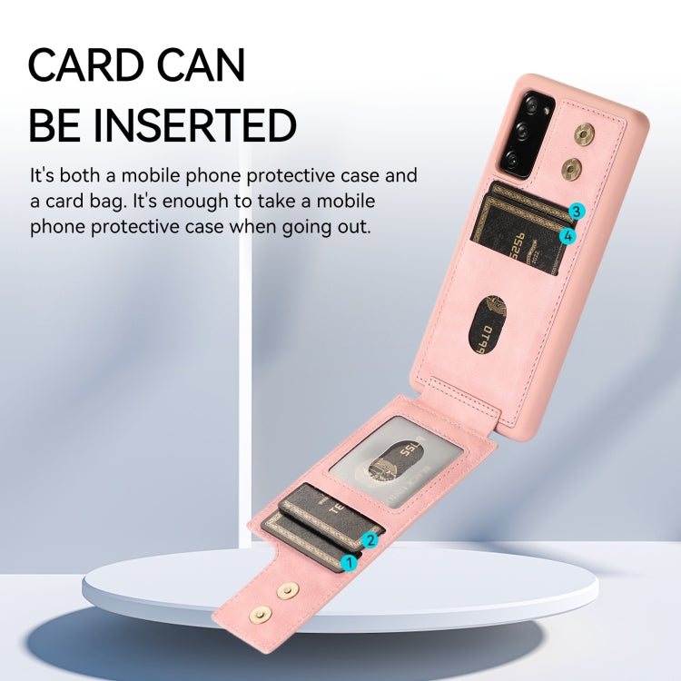 For Samsung Galaxy S20 Armor Ring Wallet Back Cover Phone Case