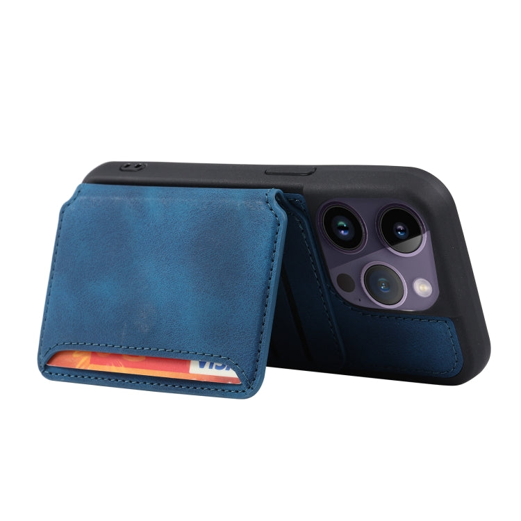 For iPhone 14 Pro Skin Feel Dream Anti-theft Brush Shockproof Portable Skin Card Bag Phone Case