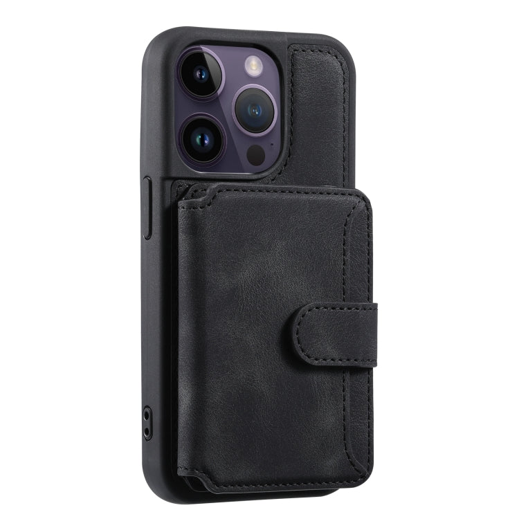 For iPhone 13 Pro Skin Feel Dream Anti-theft Brush Shockproof Portable Skin Card Bag Phone Case