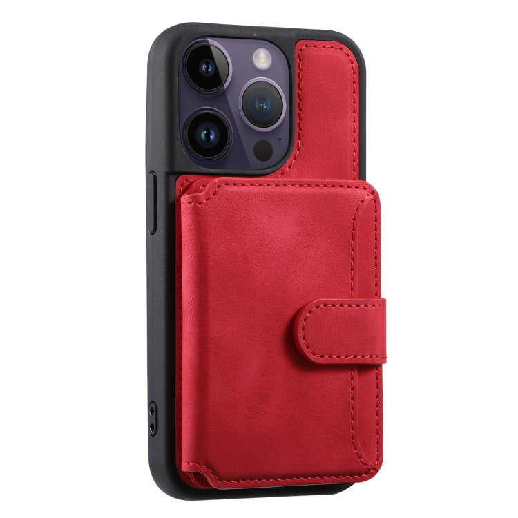 For iPhone 13 Pro Skin Feel Dream Anti-theft Brush Shockproof Portable Skin Card Bag Phone Case