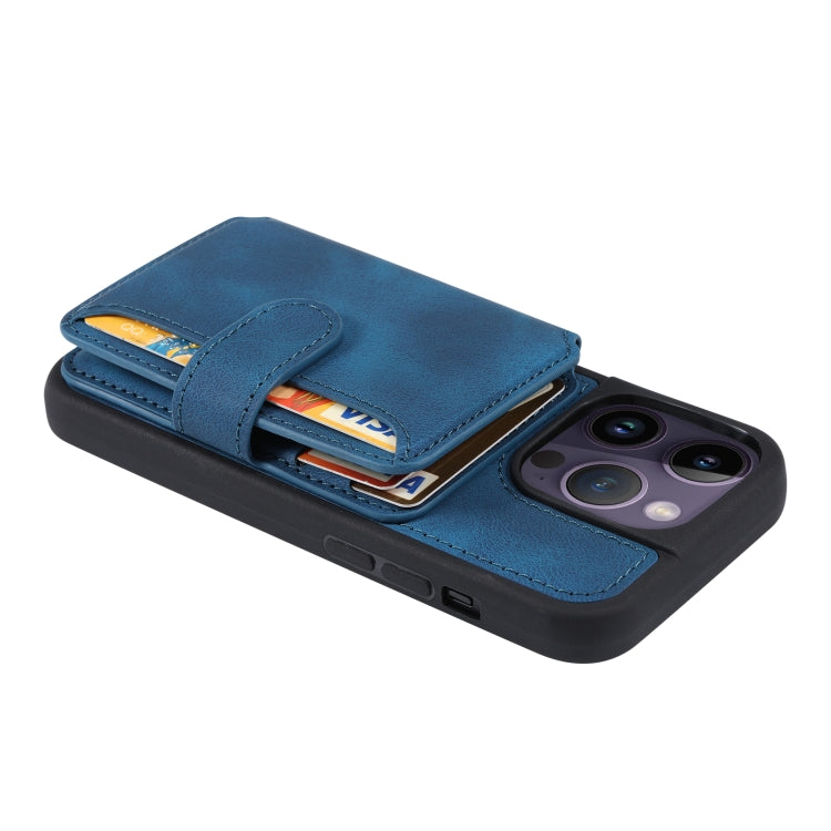 For iPhone 13 Pro Skin Feel Dream Anti-theft Brush Shockproof Portable Skin Card Bag Phone Case