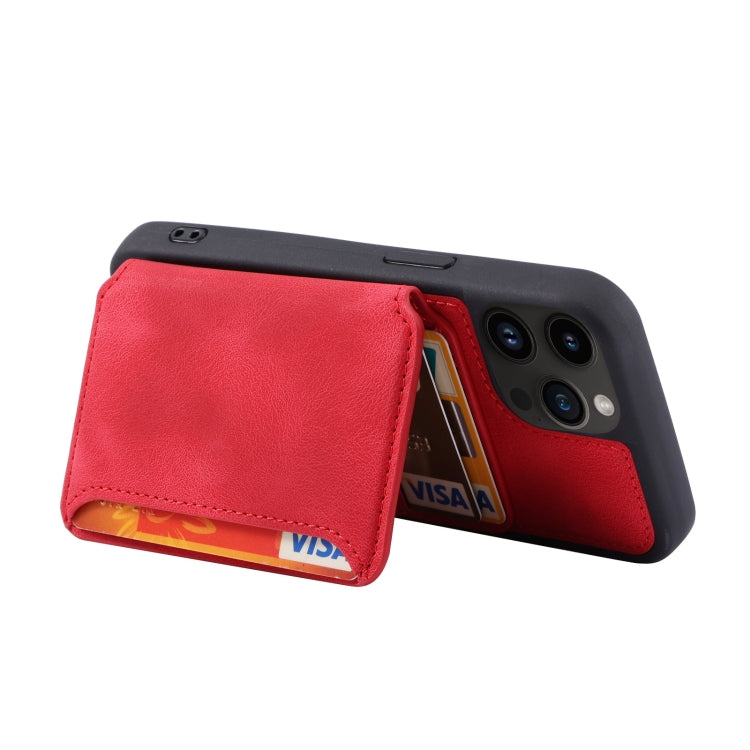 For iPhone 13 Pro Max Skin Feel Dream Anti-theft Brush Shockproof Portable Skin Card Bag Phone Case