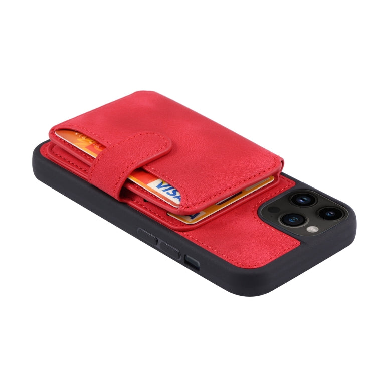 For iPhone 13 Pro Max Skin Feel Dream Anti-theft Brush Shockproof Portable Skin Card Bag Phone Case