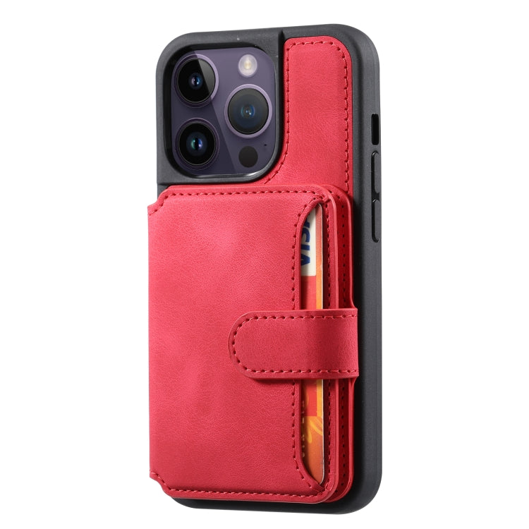 For iPhone 12/12 Pro Skin Feel Dream Anti-theft Brush Shockproof Portable Skin Card Bag Phone Case