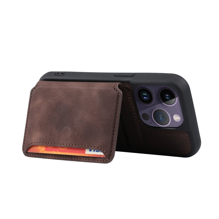 For iPhone 12/12 Pro Skin Feel Dream Anti-theft Brush Shockproof Portable Skin Card Bag Phone Case