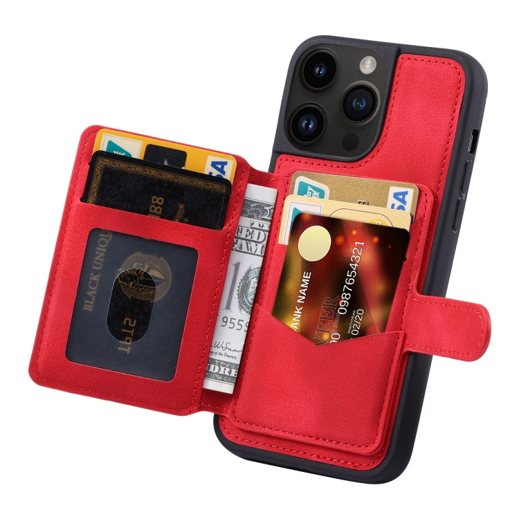 For iPhone 12 Pro Max Skin Feel Dream Anti-theft Brush Shockproof Portable Skin Card Bag Phone Case