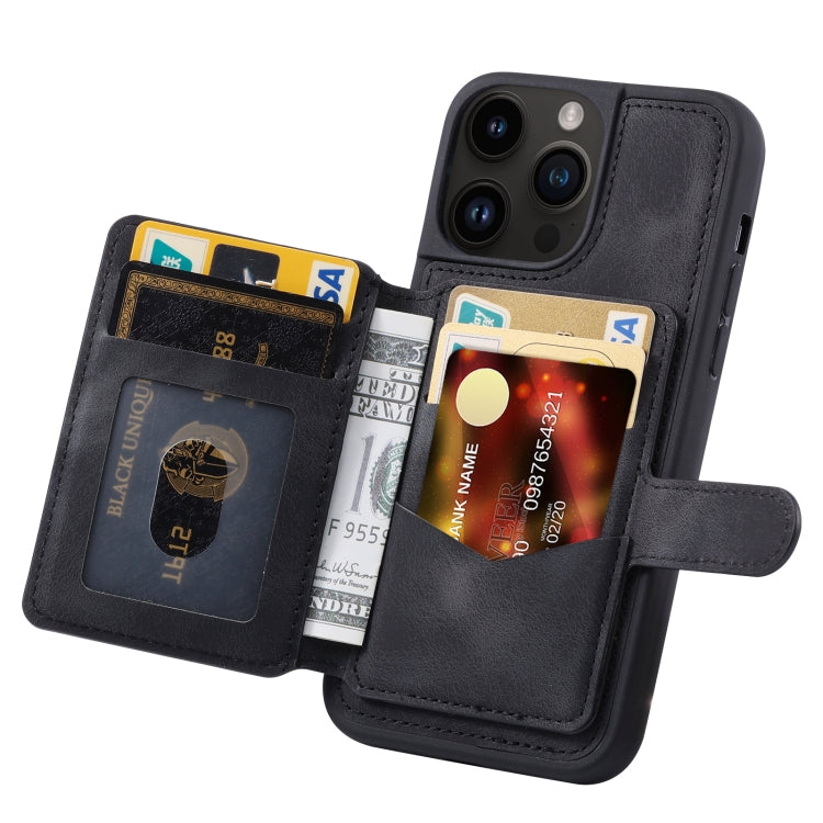 For iPhone 11 Pro Max Skin Feel Dream Anti-theft Brush Shockproof Portable Skin Card Bag Phone Case