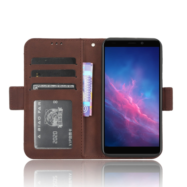 For Cloud Mobile Stratus C7 Skin Feel Calf Texture Card Slots Leather Phone Case