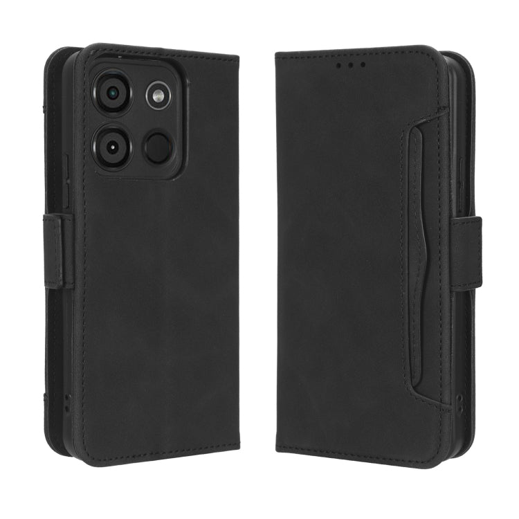 For Itel A60 Skin Feel Calf Texture Card Slots Leather Phone Case