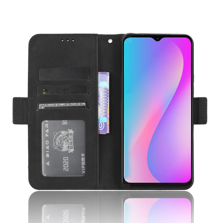 For Itel A60 Skin Feel Calf Texture Card Slots Leather Phone Case