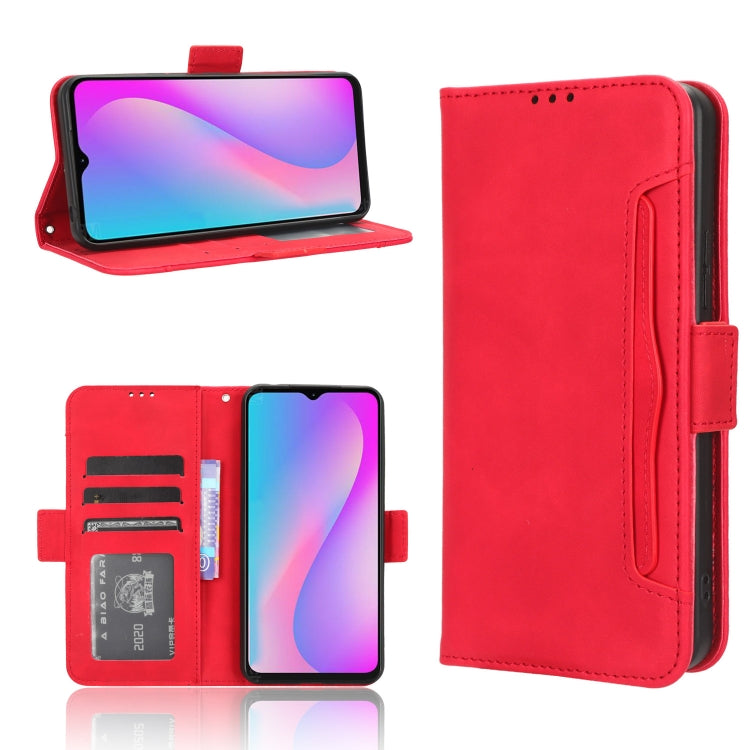 For Itel A60 Skin Feel Calf Texture Card Slots Leather Phone Case