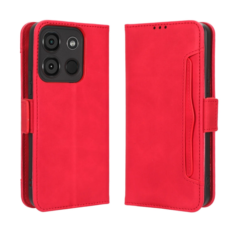 For Itel A60 Skin Feel Calf Texture Card Slots Leather Phone Case