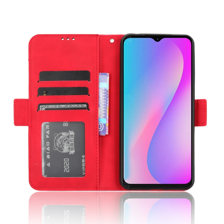 For Itel A60 Skin Feel Calf Texture Card Slots Leather Phone Case