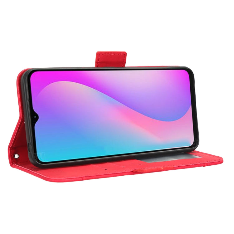 For Itel A60 Skin Feel Calf Texture Card Slots Leather Phone Case