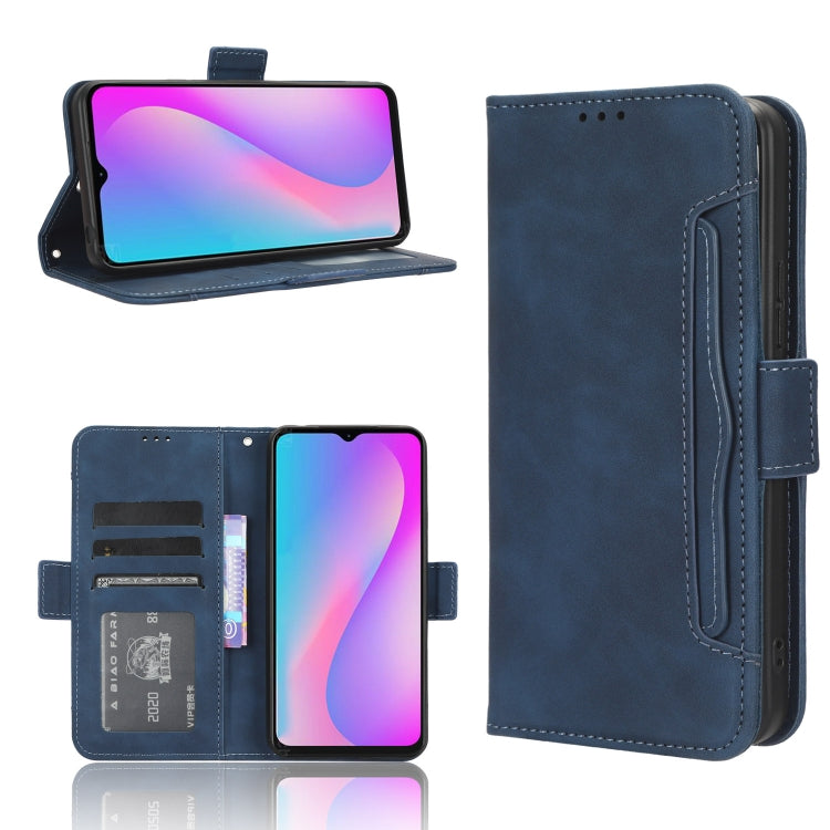 For Itel A60 Skin Feel Calf Texture Card Slots Leather Phone Case