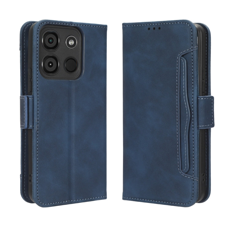 For Itel A60 Skin Feel Calf Texture Card Slots Leather Phone Case