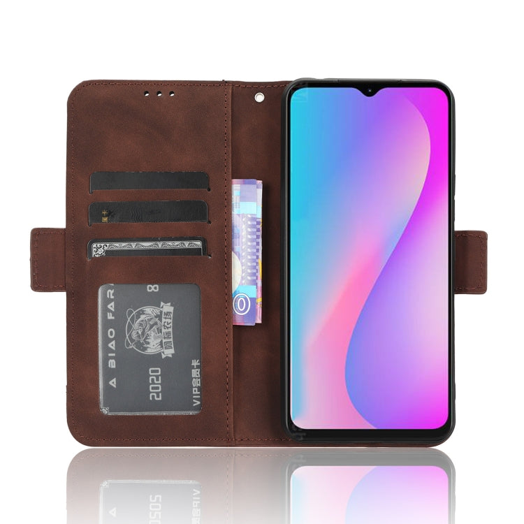 For Itel A60 Skin Feel Calf Texture Card Slots Leather Phone Case